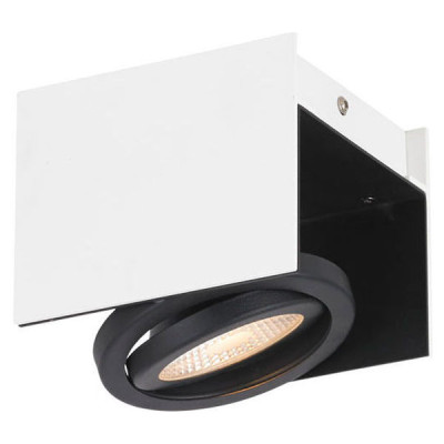 39315 Светодиодный потолочный светильник VIDAGO, 1x5,4W(LED), белый//черный, 39315