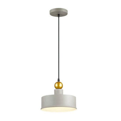 4089/1 PENDANT ODL19 361 серый/золотой Подвес Е27 1*40W BOLLI