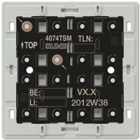 KNX кнопочный модуль с интегрированным шинным сопряжением, "стандарт", 1-4 группы, 4074TSM