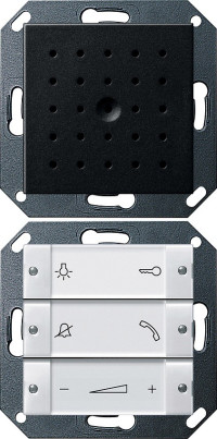 1280005 Gira Квартирная станция скрытого монтажа с переговорным устройством