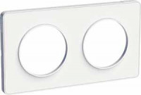 S52P804 - Odace Рамка 2-ная, бел., Schneider Electric S52P804 - Odace Рамка 2-ная, бел., Schneider Electric