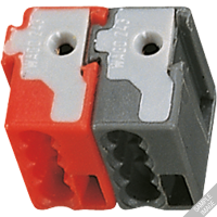 KNX/EIB соединительный разъем двойной  для питания (белый\желтый), 2050GEWS