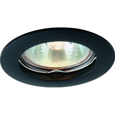 Arte Lamp BASIC, Встраиваемый светильник, цвет арматуры - черный, цвет плафона/декора - , 1х50W GU10, A2103PL-1BK