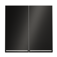 Клавиши для выключателя/переключателя двухклавишного с подсветкой, S70 Metal (антрацит), VLSM000412 Клавиши для выключателя/переключателя двухклавишного с подсветкой, S70 Metal (антрацит), VLSM000412