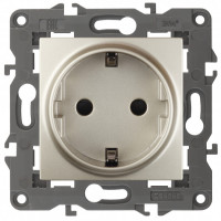 ЭРА 14-2102-04 Elegance Шампань Розетка с/з со шт ЭРА 14-2102-04 Elegance Шампань Розетка с/з со шт