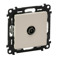 Legrand Valena LIFE.Розетка ТВ проходная 1,5дБ/14дБ 0-2400 МГц.С лицевой панелью.Слоновая кость, 753561 Legrand Valena LIFE.Розетка ТВ проходная 1,5дБ/14дБ 0-2400 МГц.С лицевой панелью.Слоновая кость, 753561