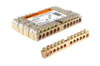 Шина "N" нулевая 6х9мм 12/1 (12 групп/крепеж по центру) TDM Electric, SQ0801-0040 Шина "N" нулевая 6х9мм 12/1 (12 групп/крепеж по центру) TDM Electric, SQ0801-0040