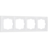 Werkel W0042001/ Рамка на 4 поста Snabb basic (белый), a051301 Werkel W0042001/ Рамка на 4 поста Snabb basic (белый), a051301