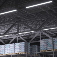 Светильник светодиодный матовый Gauss IP40 1492*75*25мм 50W 4500lm 6500K WLF-2 сталь 1/20, 844426350