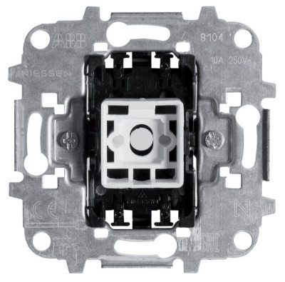 8102 - Механизм 1-клавишного переключателя, 10А/250В - 2CLA810200A1001