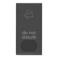 Vimar Клавиша 1M С символом "DND", карбон матовый, 09026.DND.CM Vimar Клавиша 1M С символом "DND", карбон матовый, 09026.DND.CM