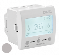 Мультифункц. термостат – 2 мод,алюм, EFAPEL, 45236 SAL