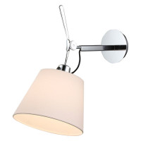 ST LUCE SL464.101.01 Бра ST-Luce Хром/Белый E27 1*40W (из 2-х коробок)