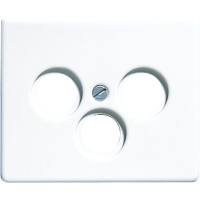 Крышка для телевизионной и спутниковой розетки; белая, SL561SATWW