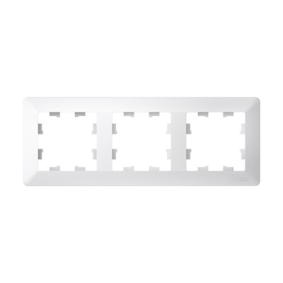 ATN221303 - ATLASDESIGN AIR 3-постовая РАМКА, ЛОТОС/дымчатый белый, Systeme Electric