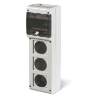 Корпус на 6 модулей и 3 поста с основанием 70х87 мм. (упак. 1шт), ДКС DIS6323500