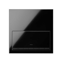 Simon 10020113-138 Кит 1 пост, фронт. 1 рамка «минимум» + 1 клавиша светорегулятора цвета черный глянец S100