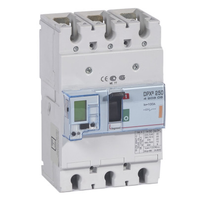 Legrand Автоматический выключатель DPX? 250 - эл. расц. - 25 кА - 400 В~ - 3П - 100 А, 420305