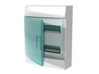 41P12X22 - Бокс настенный Mistral41 24М зеленая дверь(без клемм)