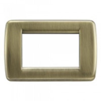 Vimar Накладка для 3 модулей RONDO металл античная латунь, 16753.37