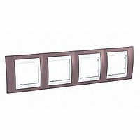 ХАМЕЛЕОН РАМКА 4-постовая, горизонтальная, БЕЛЫЙ/ ЛИЛОВЫЙ