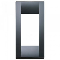 Vimar Накладка на 1 модуль для панелей пластик графитовый серый, 16786.15