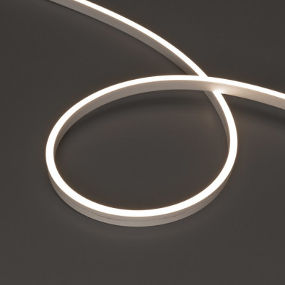 Светодиодная лента герметичная MOONLIGHT-SIDE-A120-06x12mm 24V Day4000 (9.6 W/m, IP65, 5m, wire x2) (Arlight, Силикон), 041034