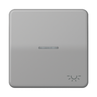 Клавиша с окошком и символом "освещение" для выключателей с подсветкой; серая, CD590KO5LGR