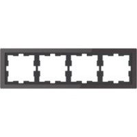 D-Life Рамка 4-ная, черн. оникс,