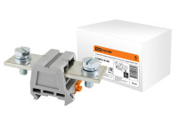 Клемма болтовая силовая КБС-150 кв.мм. серая 300А TDM Electric, SQ0833-0108