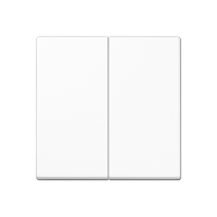 Клавиша для KNX кнопки, 2 группы; термопласт; белый, A102BFWW