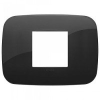 19682.81 - Vimar Накладка ROUND на 2 модуля центрально черная