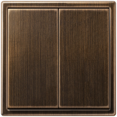 Jung Выключатель 2-клавишный,  серия LS 990