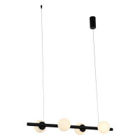 ST LUCE SL395.403.04 Люстра подвесная ST-Luce Черный/Белый LED 4*8W 4000K