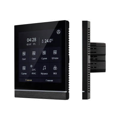 INTELLIGENT ARLIGHT Панель сенсорная KNX-113-40-MULTI-V4-IN (20-30V) (IARL, IP20 Пластик, 2 года), 032386