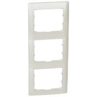 Legrand Рамка - Galea Life - 3 поста - вертикальный монтаж - Pearl, 771507