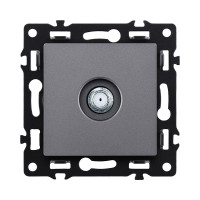 Розетка TV, серый Kollinger Asthetik AS-020GY