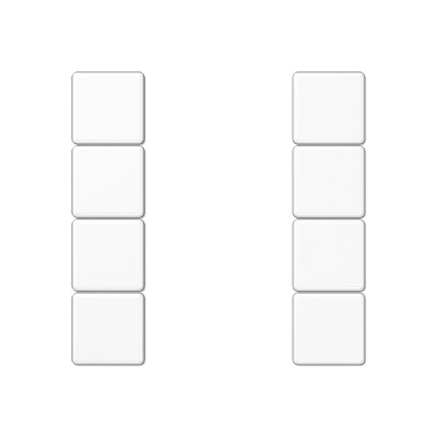 комплект накладок 4гр белый, A504TSAWW