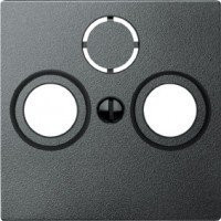 SM Накладка TV/FM/SAT, антрацит