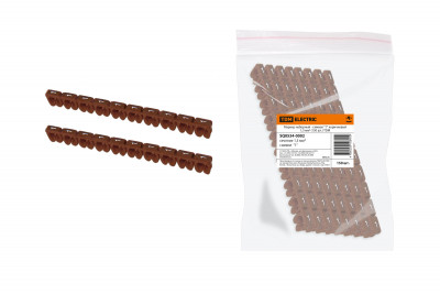 Маркер наборный - символ "1" коричневый 1,5 мм2 (150 шт.) TDM Electric, SQ0534-0002