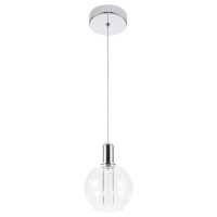 Arte Lamp VALLEY, Подвес, цвет арматуры - ХРОМ, цвет плафона/декора - ПРОЗРАЧНЫЙ, 1х4W LED, A1023SP-1CC