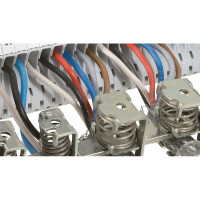 Legrand Соединительная шина для экранов Viking 3 - для винтовых и пружинных клемм - длина 1 м - 10х3 мм, 037534