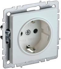 BRITE Роз. с з/к без з/ш 16А РС11-1-0-БрЖ жемч. IEK, BR-R11-16-K36