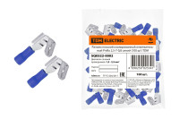 Разъем плоский изолированный ответвительный РпИо 2,5-7-0,8 синий (100 шт) TDM Electric, SQ0522-0002