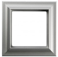 Рамка 1-пост; Eco Profi Standart; термопласт; алюминий, EPS481AL Рамка 1-пост; Eco Profi Standart; термопласт; алюминий, EPS481AL