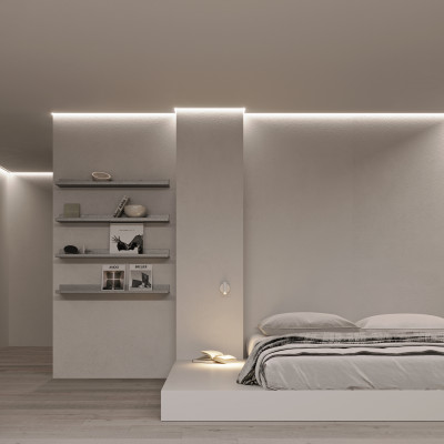 Профиль STRETCH-SHADOW-CEIL-2000 BLACK (A2-CONTOUR-PRO) (Arlight, Алюминий), 040703