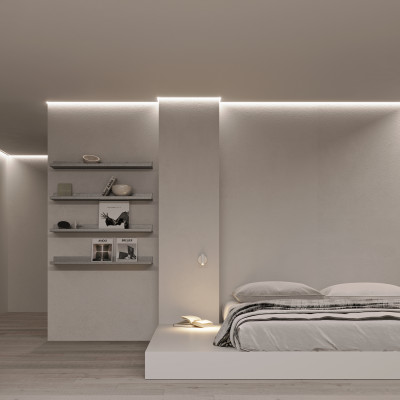 Профиль STRETCH-SHADOW-CEIL-2000 BLACK (A2-CONTOUR-PRO) (Arlight, Алюминий), 040703