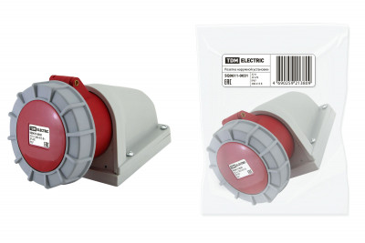 Розетка наружной установки IP67 32А 3Р+РЕ 380В TDM Electric, SQ0611-0031