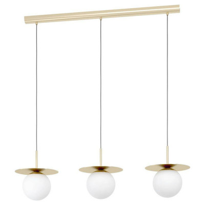 39953 Подвесной потолочный светильник (люстра) ARENALES, 3x40W, E27, L1000, B275, H1500, сталь, мато