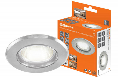 Светильник встраиваемый СВ 01-01 MR16 50Вт G5.3 хром TDM Electric, SQ0359-0020